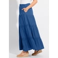thumbnail image 4 of Catherines Women's Plus Size Knit Gauze Tiered Skirt, 4 of 4