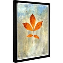 Elena Ray "Leaf I" Gallery-Wrapped Floater-Framed Canvas