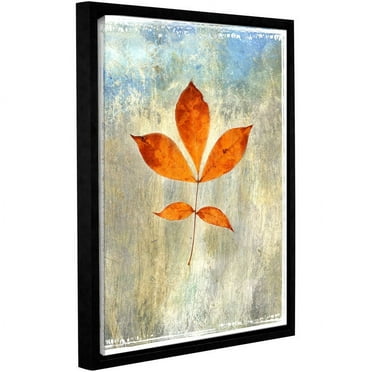 Elena Ray "Leaf I" Gallery-Wrapped Floater-Framed Canvas