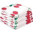 thumbnail image 4 of Kitchen Towels Cute Fruit Pattern Pattern Cleaning Towel Absorbent Hand Towels Tea Towels for Home Restaurant Dish Clean 28" x 18", 1PC, 4 of 7