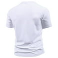 thumbnail image 3 of Posijego Mens Short Sleeve Crewneck Shirts Lightweight Casual Slim Basic Tee Stretch Summer Shirts for Men, 3 of 4
