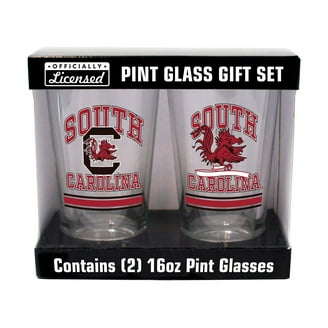 South Carolina Gamecocks Wine Glasses - Set Of 2 With Official Team Logo