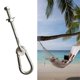 thumbnail image 5 of 2 Pack Weatherproof Hanging Chair Heavy Duty Metal Hook Support 300kg Ergonomic Outdoor Swing Suitable for Adults Kids, 5 of 5