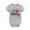 Grey, variant on Baby Boy Valentines Outfit Short Sleeve Letter Print Romper Bodysuit Cute Baby Girl Outfit Outfits for Girls 6-9 Months