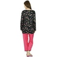thumbnail image 5 of Bimba Women Chic Style Rayon Night Wear Pajama Set Full Sleeve Shirt with Pyjamas, 5 of 5