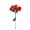 E001- Red, variant on Garden Pathway Lights Solar, Patio Solar Lights Outdoor Waterproof, Outdoor Garden Solar Lights, Solar Stake Lights Outdoor, Red 28 Inch Led Red Rose Solar Landscape Light,