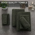 thumbnail image 6 of Smuge 4 Pack Oversized Bath Towel Set Light Brown 600 GSM Ultra Soft Extra Large Bath Sheet Towels 35"x70" Bathroom Towels Hotel Luxurious Towels, 6 of 8