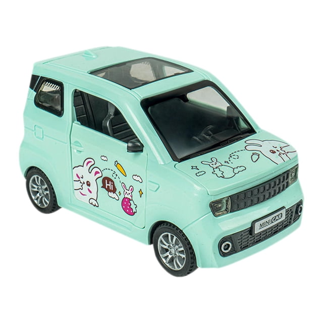 Coche de tracción trasera, vehículos con puertas que se pueden abrir, de mano con sonidos de luz intermitente, vehículos electrónicos de empuje Sunnimix Coche de carreras