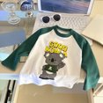 thumbnail image 2 of Gerichy Baby Toddler Boy Girl Fall T-Shirt 3 6 12 18 24 Months 2T 3T 4T 5T Cute Cartoon Graphic Print Crew Neck Long Sleeve Tops, 2 of 6