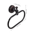 thumbnail image 2 of Miangastore Bath Towel Holder Copper 1Set 8.3In Durable Oval Shape For Home, 2 of 8