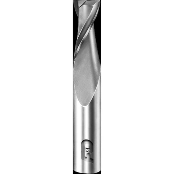 F&D Tool Two Flute Single End Carbide Right Hand Center Cutting End Mill - 0.687 dia. x 0.75 Shank dia. x 1.375 Flute Length x 4 OAL - Series TCE-300