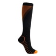 thumbnail image 2 of MSJUHEG Compression Socks,Medias De Compresión Para Mujer,Wide Calf Compression Socks Women,Soccer Socks,Ski Socks,Pattern Stockings Sports Socks Orange S, 2 of 2