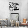 thumbnail image 4 of Craftnamesign Tis The Season Pumpkin Latte Metal Sign Led Light, Pumpkin Sign, Thanksgiving Sign, 4 of 5