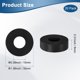 thumbnail image 3 of Uxcell 20-Pack Espaciador de Goma 0.39" ID x 1.38" OD x 0.31" Grosor Almohadillas de Vibración, 3 of 6