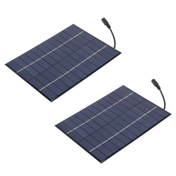 2X 12V 5.2W Mini Solar Panel Polycrystalline Solar Cells Silicon Epoxy Solar DIY Module System Battery Charger