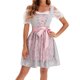 thumbnail image 1 of Vestido de Manga Corta para las Mujeres, Vestido Casual de Cuello en V de Bolsillo de Impresión de Moda Sexy Hecho de Poliéster Ligero para el Verano, Vestido de Verano para las Mujeres, 1 of 6