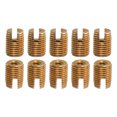 thumbnail image 1 of Unique Bargains Auto Taraudage Inserts Filetés, 15Pack Intérieur M2 M4.5x6 Écrous en Acier au Carbone, 1 of 6