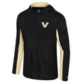 thumbnail image 2 of Men's Colosseum Black Vanderbilt Commodores Always Sunny Quarter-Zip Hoodie, 2 of 3
