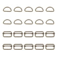 thumbnail image 6 of CIYISON Adjustable Slide Buckles D-Rings Metal Buckles Hardware Buckles Set for Sewing, 6 of 13