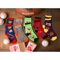 thumbnail image 5 of Foozys Kids Boys Smores & Camp Fire - Crazy Funny Cool Colorful Crew Socks, 5 of 6