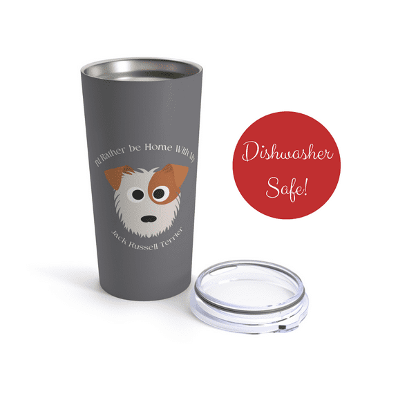 Jack Russell Tumbler, Dog Cup, Jack Russell Cup, 20oz Cup