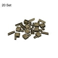 thumbnail image 3 of Kits de reparación de cremallera Unique Bargains Tono Bronce 20 juegos #3, 3 of 6