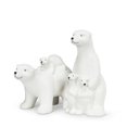 thumbnail image 2 of Standing Polar Bear Mother And Cubs Figurine, 2 of 2