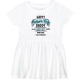 thumbnail image 3 of Inktastic Happy Father's Day Best Ever Girls Baby Dress, 3 of 5