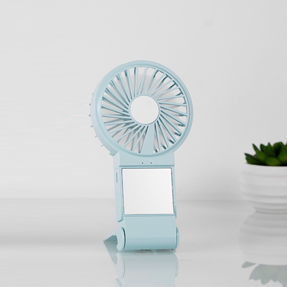 TOPINCN Mini Fan,Portable Handheld Mini Fan with Colorful Light Makeup