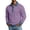 Light Purple_03, variant on Mens Long Sleeve Polo Shirts Lapel Collar Button Pullover Color Block Denim Patchwork Lightweight Trendy Daily Casual Shirt Khaki XXL