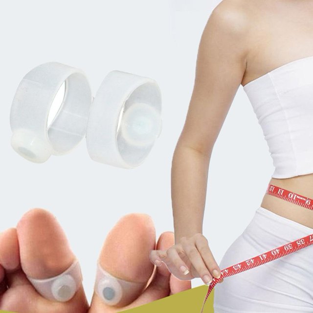 1 par de anillos magnéticos para el dedo del pie para perder peso, masajeador para adelgazar los pies Ndcxsfigh Cuidado Belleza