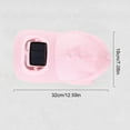 thumbnail image 1 of Gorra de ventilador Bling Bling ajustable y recargable por USB color rosa, 1 of 11