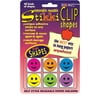 StikkiWorks 14398 Stikkiclip Shapes 6-Card - Smiley Face-Mixed-6 Colors