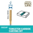 thumbnail image 2 of Broca de tallado rotativa Dremel Max Life 9901HP de carburo de tungsteno, 2 of 7