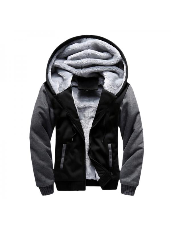 Winter Thicken Hoodie Warm Sweatshirt Carolina Zipper Jacket Coat