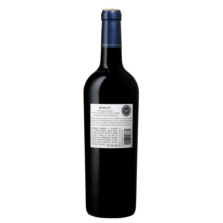 Bogle Merlot Red Wine, 750ml Bottle 