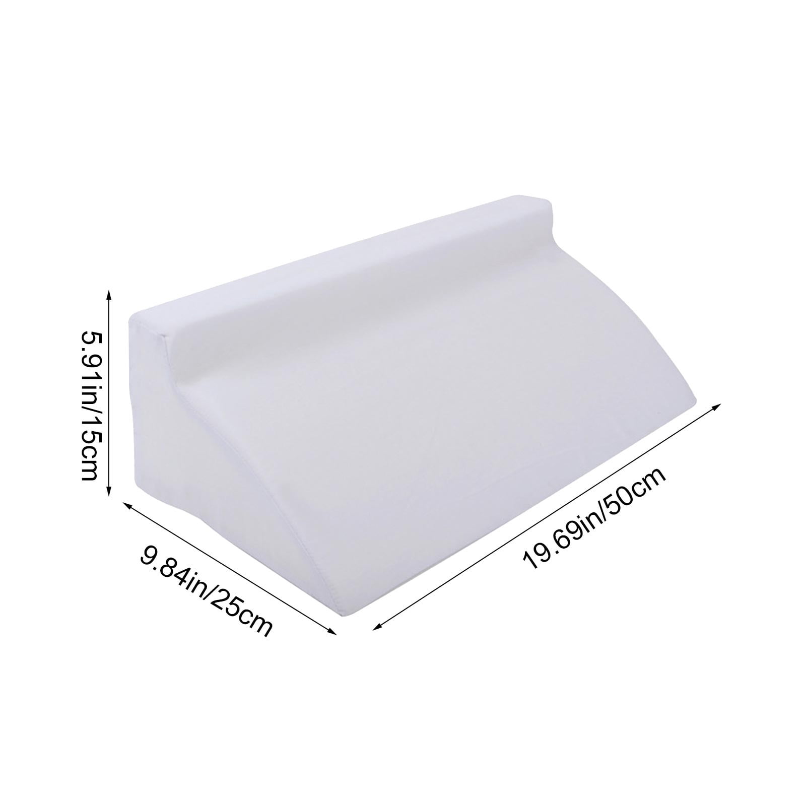 Sleeping Wedge Pillow For Adults,Bed-Rest Support Pillow For Elderly Patient,Triangular Pillow Nursing R-Shaped Pillow For Bed Positioning Body Back Support.