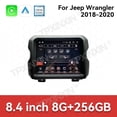 thumbnail image 2 of TPXINXIN 8.4 Inch Screen Car Radio For Jeep Wrangler 2018-2020 Android GPS Navigation Multimedia Video Player Stereo Receiver Head Unit, 2 of 11