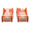 thumbnail image 4 of Tripp Lite Cat6 Gigabit Ethernet Snagless Molded Patch Cable UTP Orange RJ45 M/550Mhz 2Ft 2' (N201-002-OR), 4 of 5