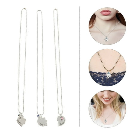 Masteelf  Friendship Necklace Personalized Pendant Necklaces Heart Puzzle