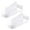 White, variant on Dengjunhu Women's Solid Color Faux Pearl Beading Breathable Cotton Low Cut Ankle Socks