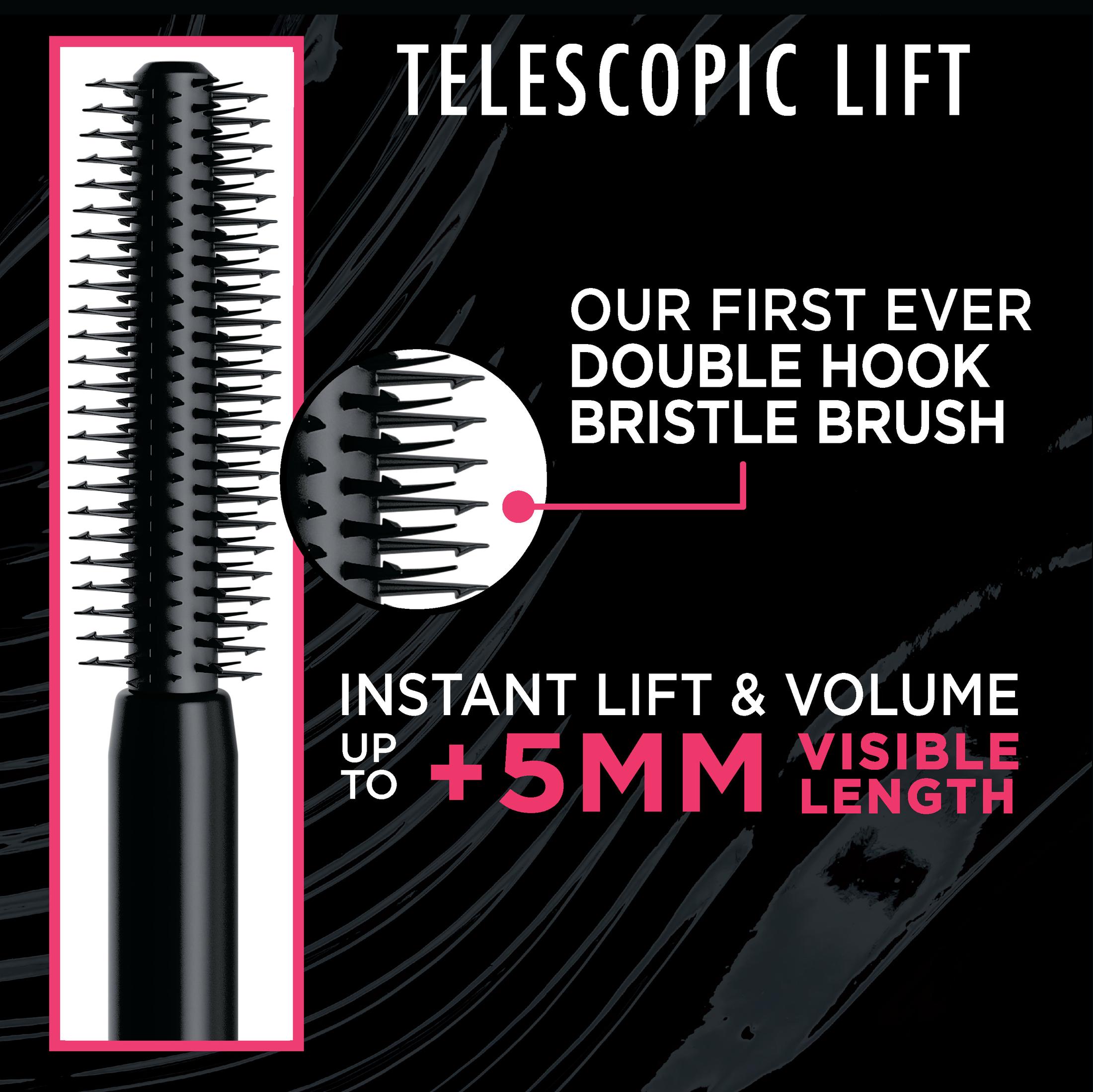 L'Oreal Paris Telescopic Lift Washable Mascara, Blackest Black photo 5