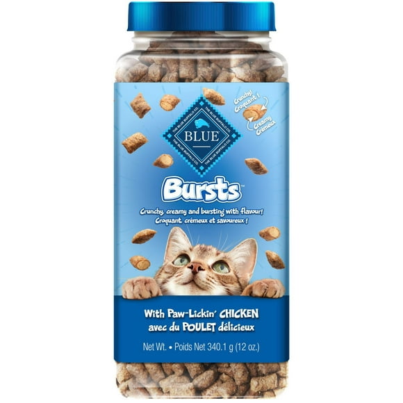 Blue Buffalo Bursts Chicken Flavour Crunchy Dry Treats for Cats