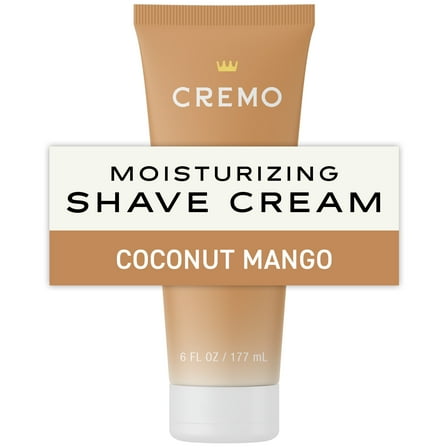 Cremo Moisturizing Womens Shave Cream, Coconut Mango Scent, 6 fl oz, Great For All Skin Types