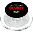 thumbnail image 1 of PopSockets PopGrip para MagSafe, divertido amante de las películas de terror, 1 of 5
