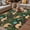 Green, variant on Desert Camels Outdoor Rug for Patio/Deck/Porch, Non-Slip Large Area Rug 6 x 9 Ft, Vintage Sand Animals Aloe Vera Leaves Beige Indoor Outdoor Rugs Washable Area Rugs, Camping Rug Carpet Runner