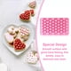 thumbnail image 3 of Inteprter Suministros de moldes para fondant, forma de corazón de amor, 55 rejillas, molde en relieve, decoración hecha a mano, fundición de Cocina y Comedor, 3 of 5