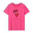 thumbnail image 1 of Camiseta para mujer, camiseta básica de verano para mujer, para ir al trabajo, regalo del día de San Valentín XL, 1 of 7