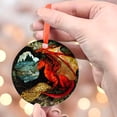 thumbnail image 4 of Dragon's Hoard: Ornament Style Wall or Window Hanging, 2025, Holiday Decoration, Seasonal Keepsake Gift, Unique Collectible, Window Hanging, Home Decor 2025, Seasonal Holiday, 4 of 5