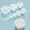 White, variant on Funnel Flask Adapter Set,Rubber Stopper 9 Pack Filter Adapter Cones Smooth Surface Funnel Holder Kit for Laboratory Supplies ,Wear-Resisting,Green